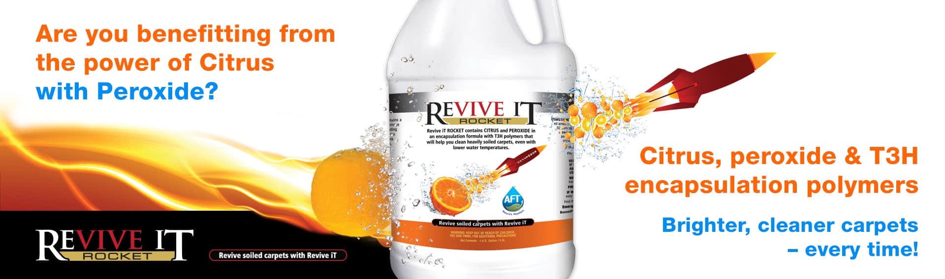 Revive iT Rocket citrus oxy encap detergent