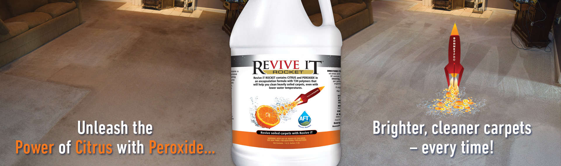 Revive iT Rocket best peroxide carpet detergent