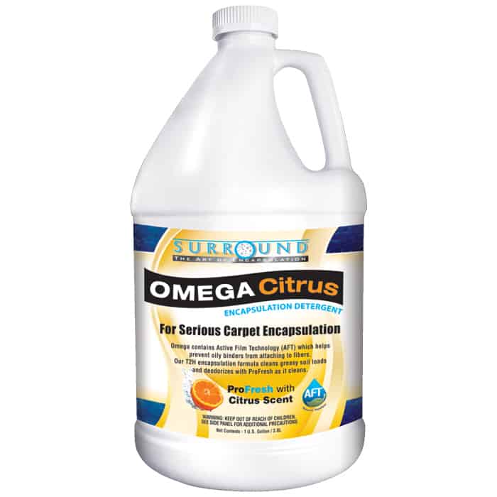 Surround Omega Citrus Encap Detergent Carpet Cleaning Supplies Bonnet Pro Llc