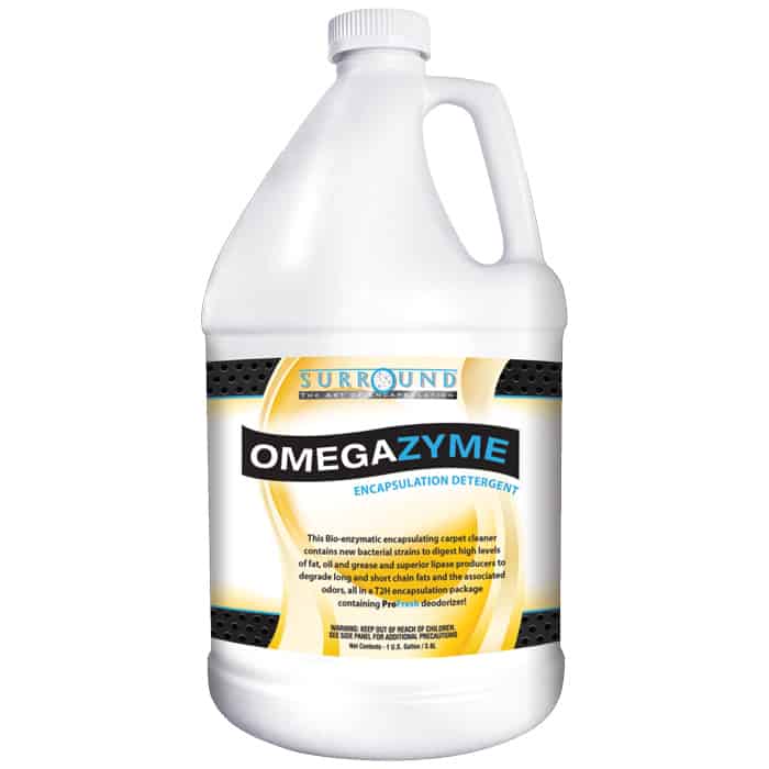 Surround Omegazyme Enzymatic Encap Detergent Carpet Cleaning Supplies Bonnet Pro Llc