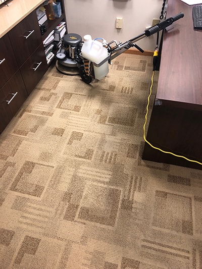 After Cleaning Carpet with OxyALL Booster, Brightener & Stain Fighter