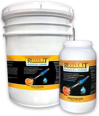 Radical Rinse 42lb pail and 7.5 container