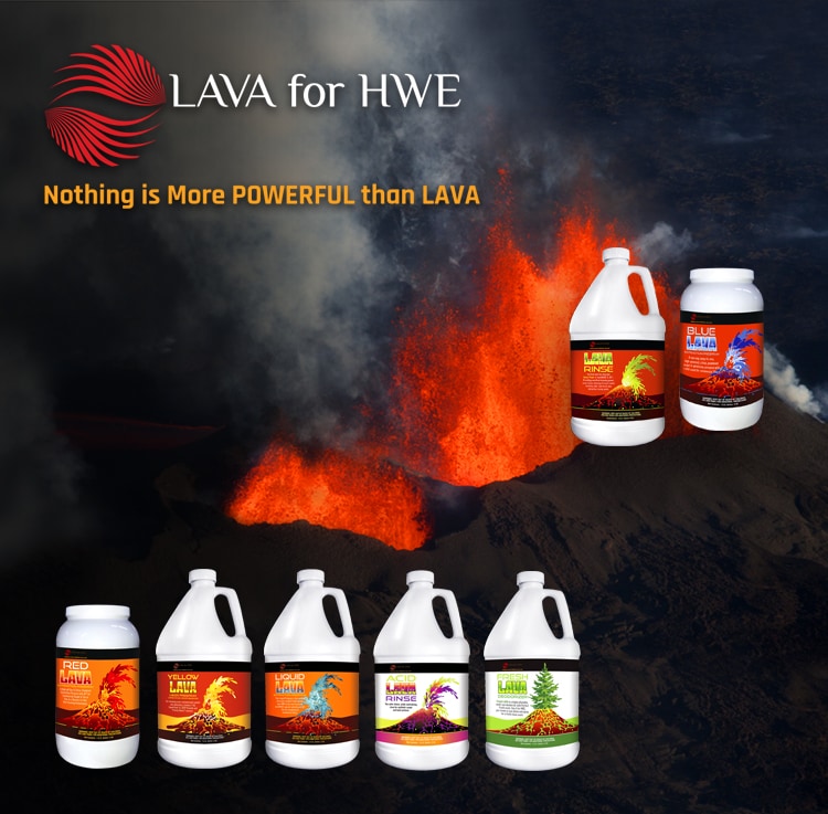 LAVA for Hot Water Extraction Product Line