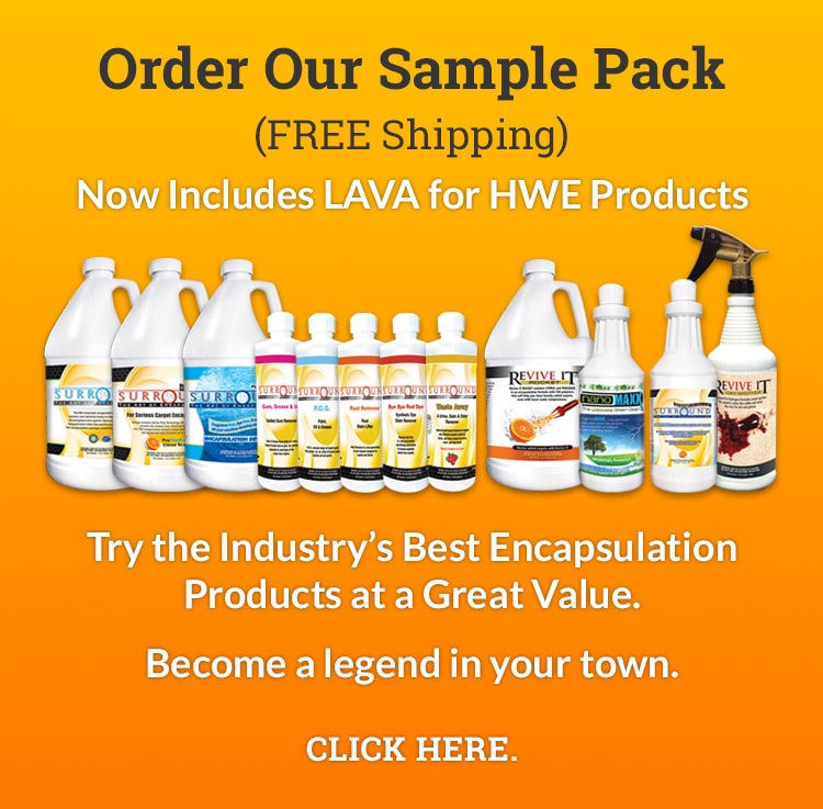 Super Sample Pack of the Best Encapsulation Cleaners