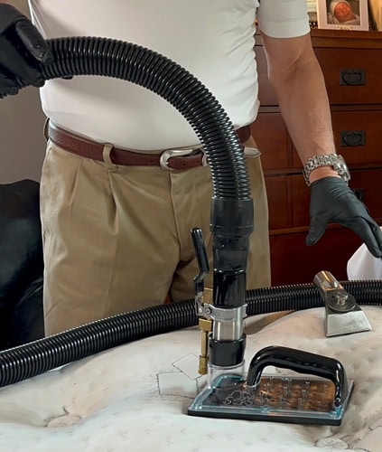 Mattress Claw Extraction Tool in Use