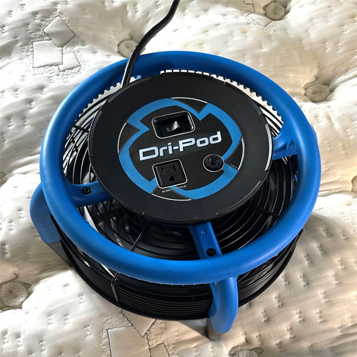 Dri-pod used for drying mattresses