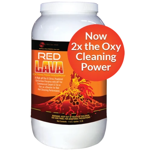 Red LAVA Powder Extraction Prespray